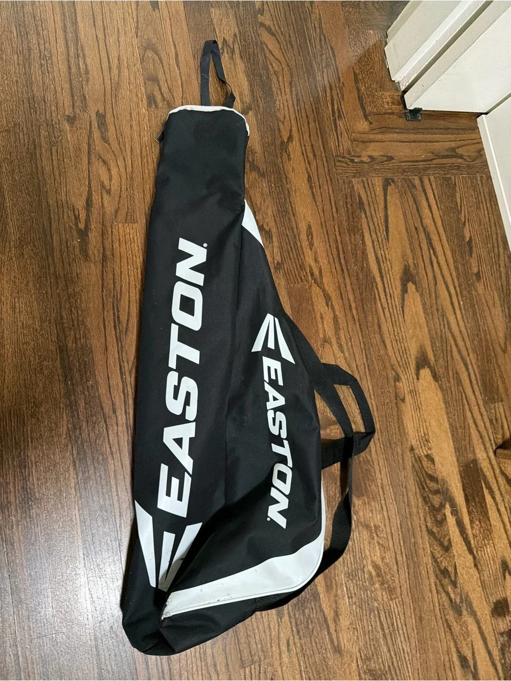Easton Black and White Duffel-Style Baseball Bat Bag